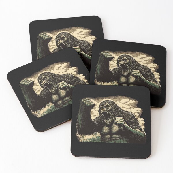Item preview, Mountain Gorilla Comic book style (Roaring Lowland Beasts) designed and sold by Brockinator.