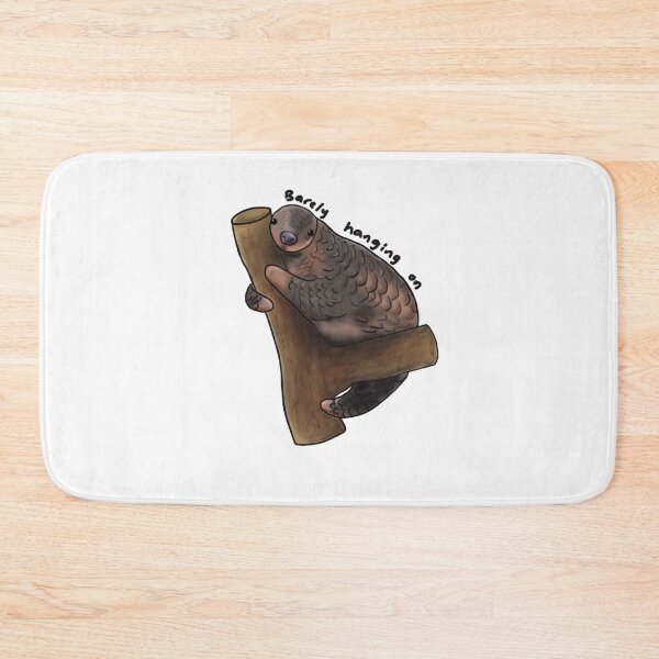 Item preview, A barely hanging on pangolin designed and sold by WonderWildSG.