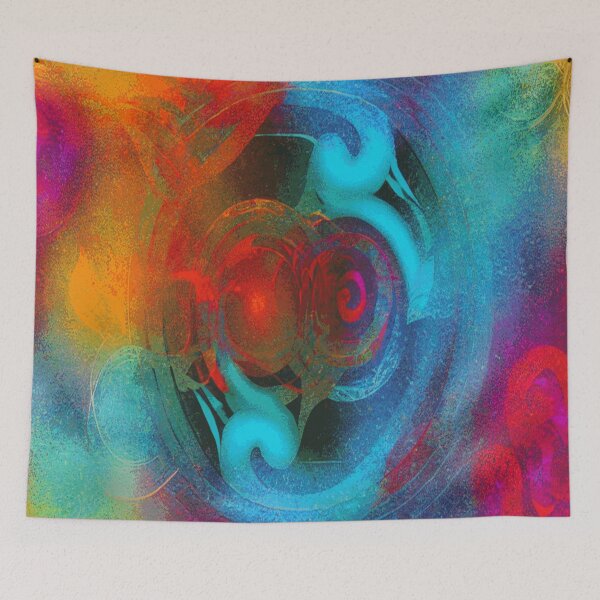 Item preview, Five Element Abstract | Vibrant Colors & Symbolism designed and sold by funnyhalloween.