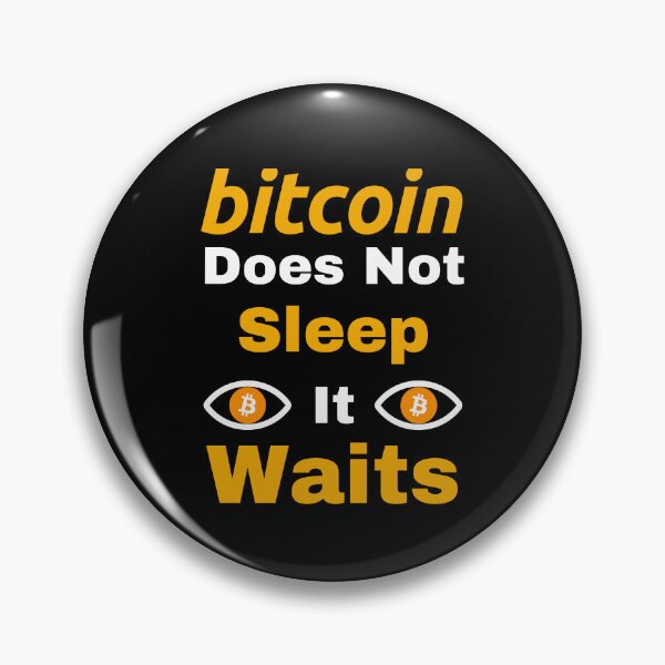 Artikelvorschau, Bitcoin schläft nicht, es wartet entworfen und verkauft von CryptooBull.