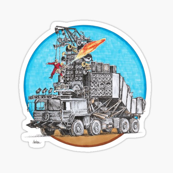Item preview, doof wagon designed and sold by birdthirds.