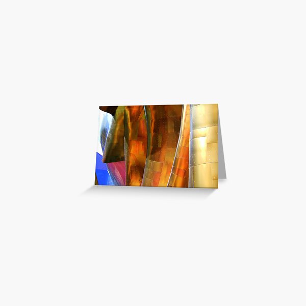 Waves of Gold Greeting Card