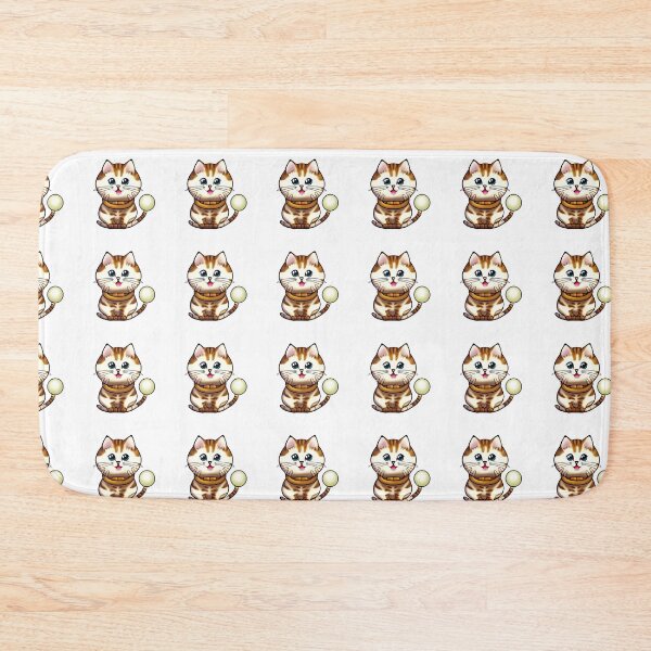 Item preview, Funny And Cute Cat With A Ball Of Wool designed and sold by BestUncommonTee.