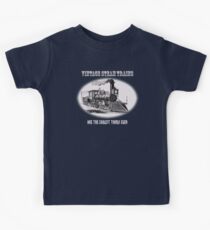 Vintage steam trains are the coolest thing ever - model train fan, trainspotter, Kids Tee