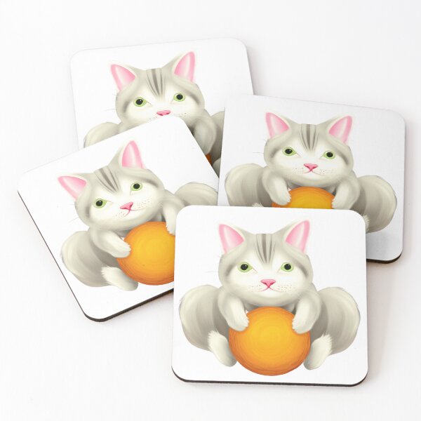 Item preview, Funny And Cute Cat With A Ball Of Wool designed and sold by BestUncommonTee.