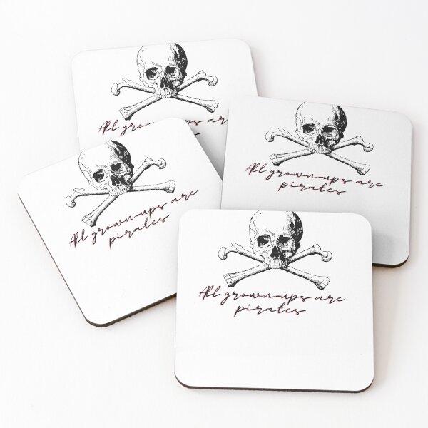 Item preview, All Grown Ups are Pirates designed and sold by CultCrypt.