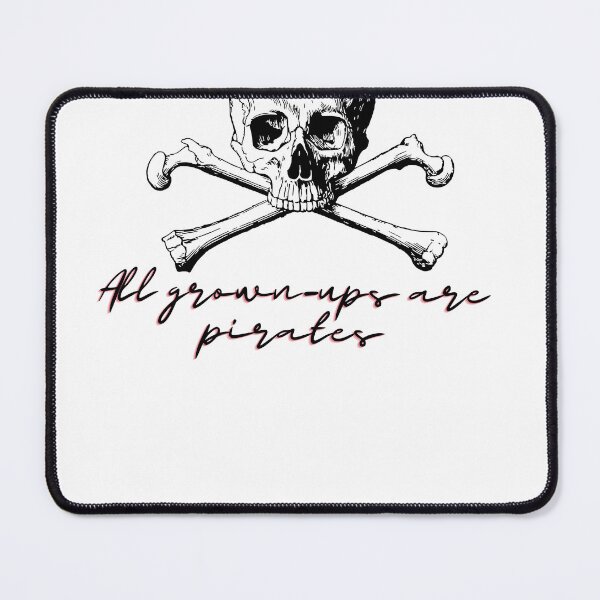 Item preview, All Grown Ups are Pirates designed and sold by CultCrypt.