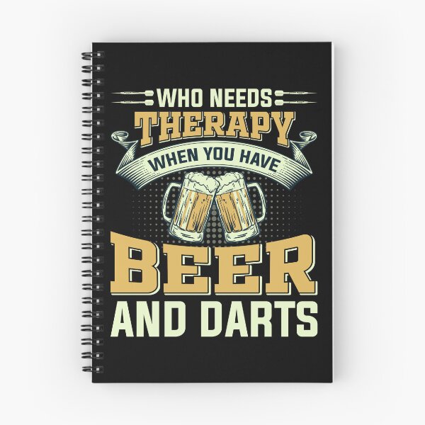 Artikelvorschau, Wer braucht eine Therapie, wenn er Bier und Darts hat? entworfen und verkauft von FurioInc.