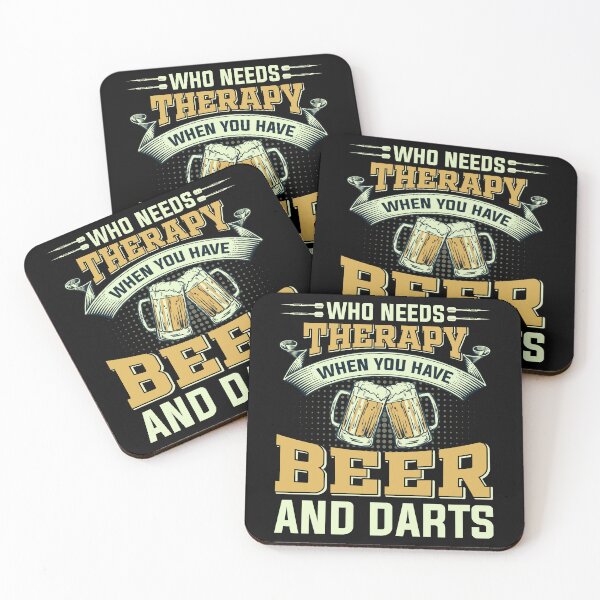 Item preview, Who Needs Theraphy When You Have Beer And Darts designed and sold by FurioInc.