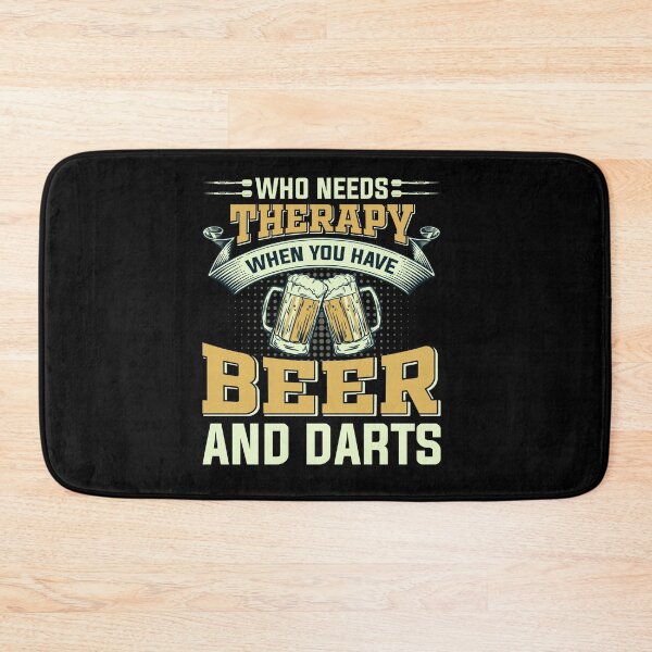 Artikelvorschau, Wer braucht eine Therapie, wenn er Bier und Darts hat? entworfen und verkauft von FurioInc.