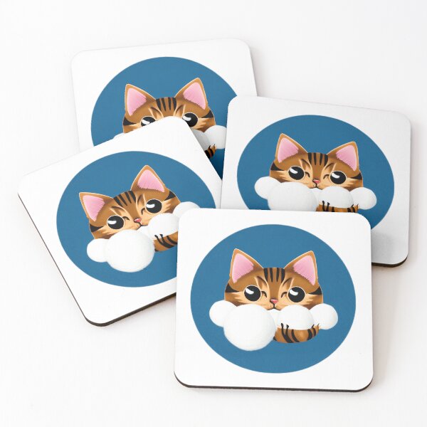 Item preview, Funny And Cute Cat With A Ball Of Wool designed and sold by BestUncommonTee.