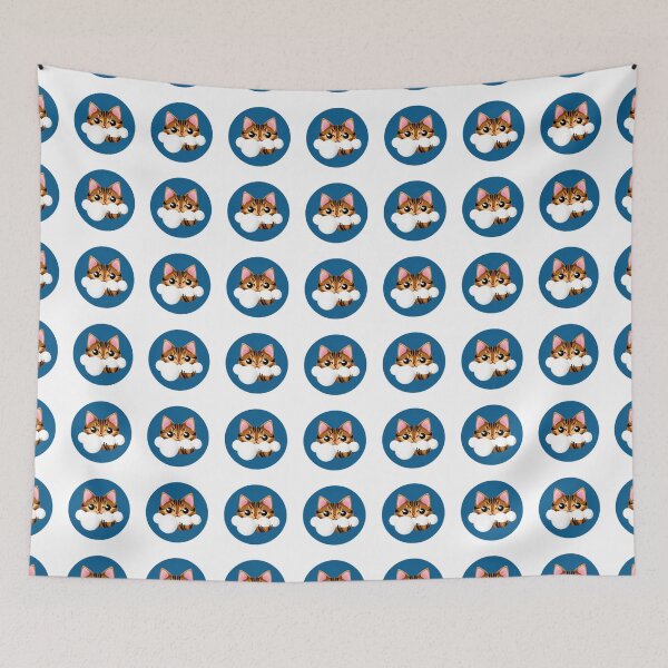 Item preview, Funny And Cute Cat With A Ball Of Wool designed and sold by BestUncommonTee.