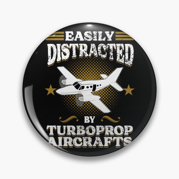 Item preview, Easily Distracted By Turboprop Aircrafts designed and sold by SpicyAviator.