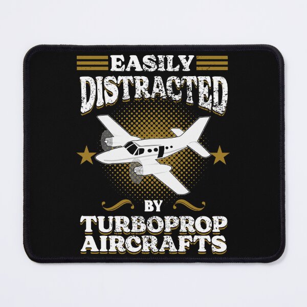 Item preview, Easily Distracted By Turboprop Aircrafts designed and sold by SpicyAviator.