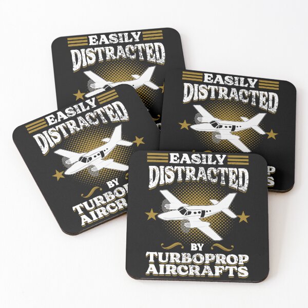 Item preview, Easily Distracted By Turboprop Aircrafts designed and sold by SpicyAviator.