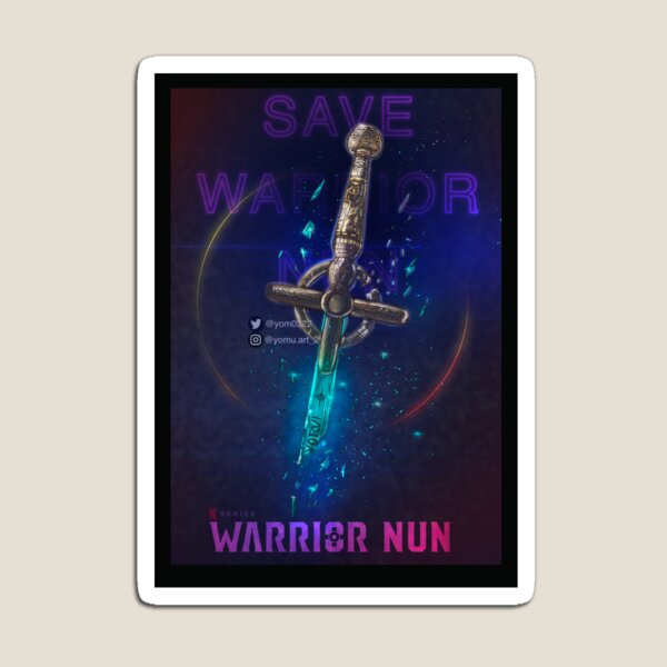 Warrior nun _divinium sword Magnet