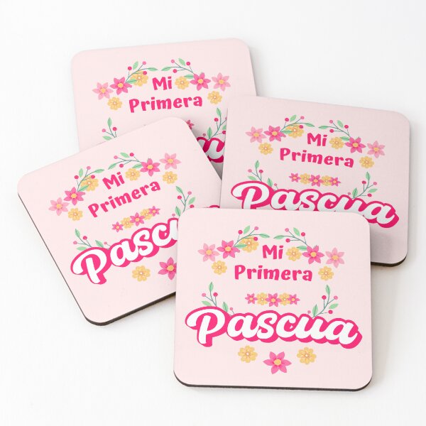 Item preview, Mi Primera Pascua My first Easter Spanish text - floral easter baby blossom easter newborn designed and sold by ALLURE-minimal.