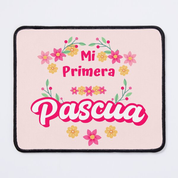 Item preview, Mi Primera Pascua My first Easter Spanish text - floral easter baby blossom easter newborn designed and sold by ALLURE-minimal.