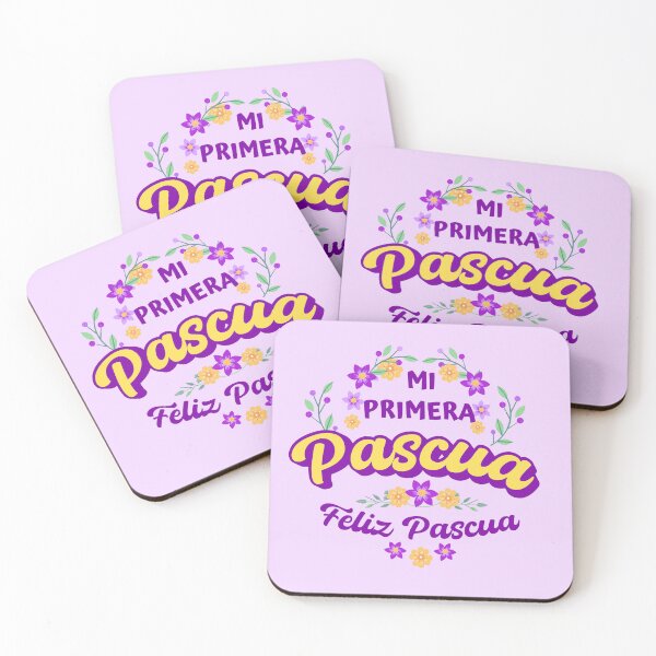 Item preview, Mi Primera Pascua My first Easter Spanish text - floral easter baby blossom easter newborn designed and sold by ALLURE-minimal.