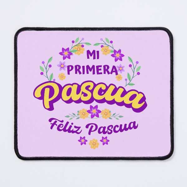 Item preview, Mi Primera Pascua My first Easter Spanish text - floral easter baby blossom easter newborn designed and sold by ALLURE-minimal.