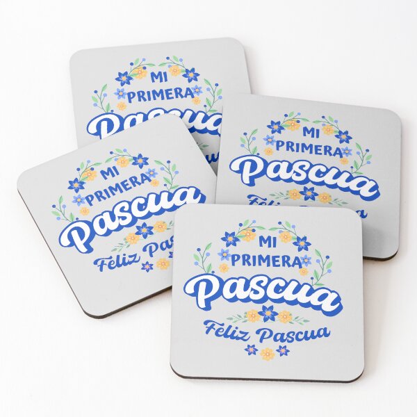 Item preview, Mi Primera Pascua My first Easter Spanish text - floral easter baby blossom easter newborn designed and sold by ALLURE-minimal.