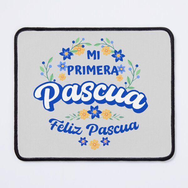 Item preview, Mi Primera Pascua My first Easter Spanish text - floral easter baby blossom easter newborn designed and sold by ALLURE-minimal.