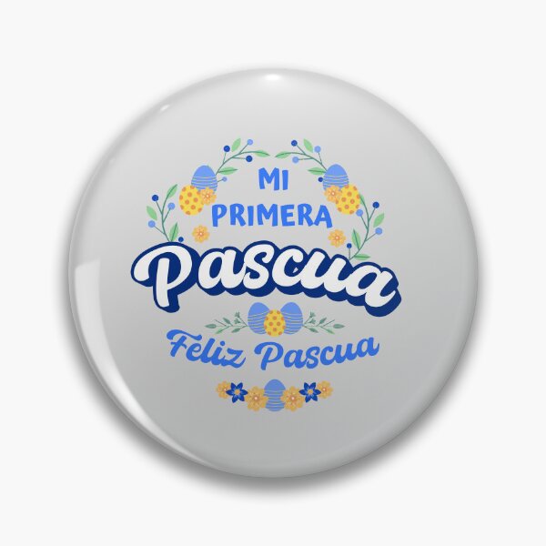 Item preview, Mi Primera Pascua My first Easter Spanish text - floral easter baby blossom easter newborn designed and sold by ALLURE-minimal.