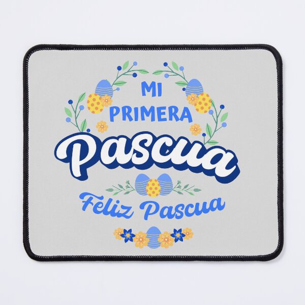 Item preview, Mi Primera Pascua My first Easter Spanish text - floral easter baby blossom easter newborn designed and sold by ALLURE-minimal.