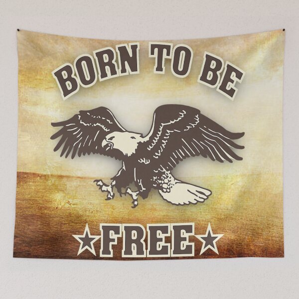Item preview, BORN TO BE FREE designed and sold by BobbyG305.