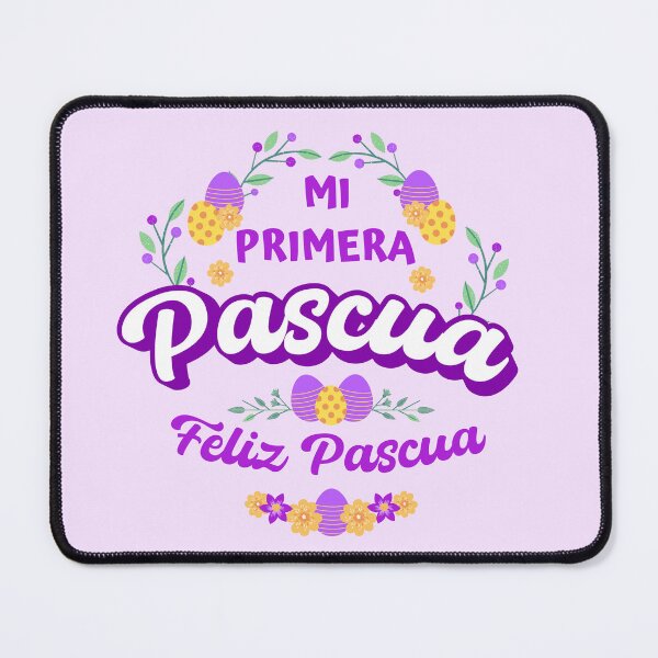 Item preview, Mi Primera Pascua My first Easter Spanish text - floral easter baby blossom easter newborn designed and sold by ALLURE-minimal.