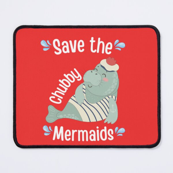 Item preview, Save The Chubby Mermaids designed and sold by Doodlehub.