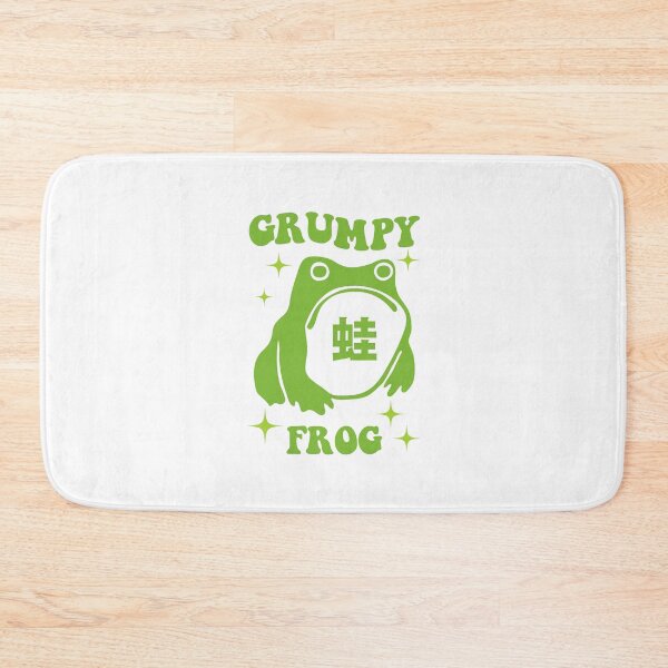 Item preview, Grumpy Frog Green Animal designed and sold by Ismyagicy.