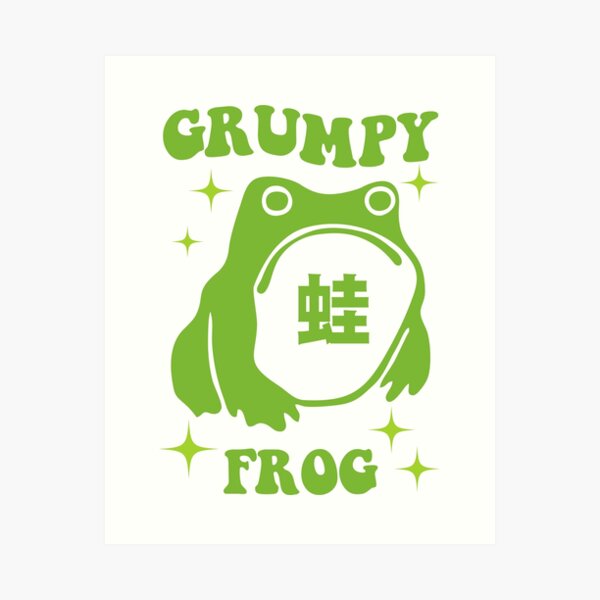 Grompy the Frog Sticker Sheet – From Kioni