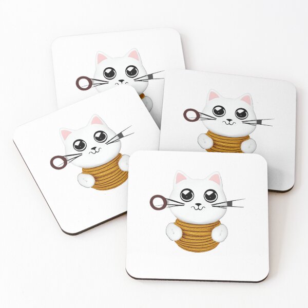Item preview, Funny And Cute Cat With A Ball Of Wool designed and sold by BestUncommonTee.