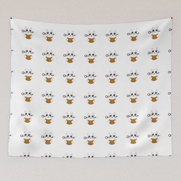 Item preview, Funny And Cute Cat With A Ball Of Wool designed and sold by BestUncommonTee.