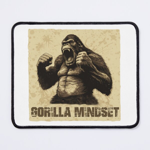 Item preview, Mountain Gorilla Mindset Excited Roar designed and sold by Brockinator.
