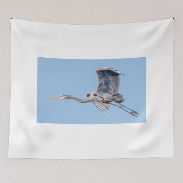 Item preview, Great Blue Heron Flying with its Wings Spread designed and sold by Puttaswamy Ravishankar.