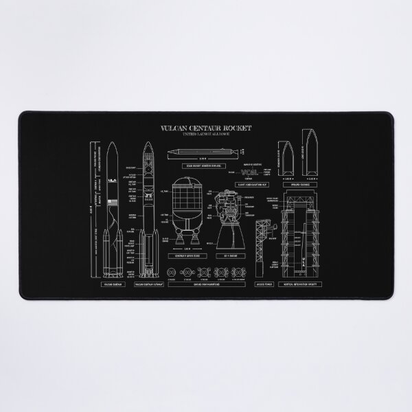 Item preview, ULA: Vulcan (White Stencil-No Background) designed and sold by BGALAXY.