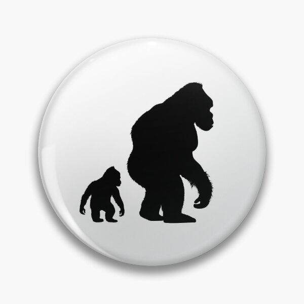 Item preview, Mountain Gorilla Silhouette designed and sold by Brockinator.