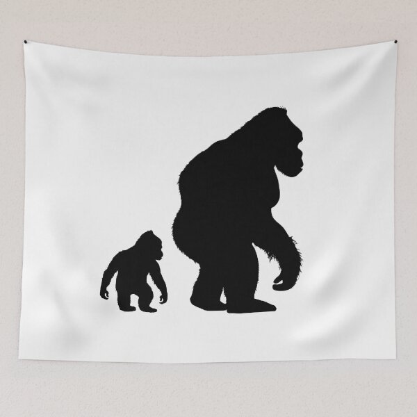Item preview, Mountain Gorilla Silhouette designed and sold by Brockinator.
