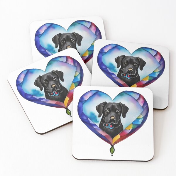 Item preview, Watercolor My Dog is My Valentine , My Love Heart designed and sold by MoStorish.
