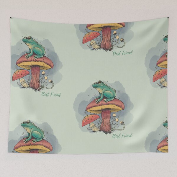 Item preview, Best Friend - Funny Frog designed and sold by layersofmee.