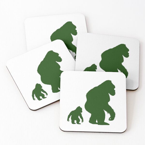 Item preview, Mountain Gorilla Millitary Green Silhouette  designed and sold by Brockinator.
