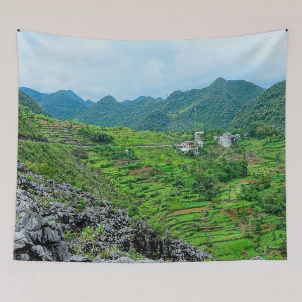 Item preview, Vietnam - Road from Ha Giang to Dong Van. karst plateau designed and sold by franck380.