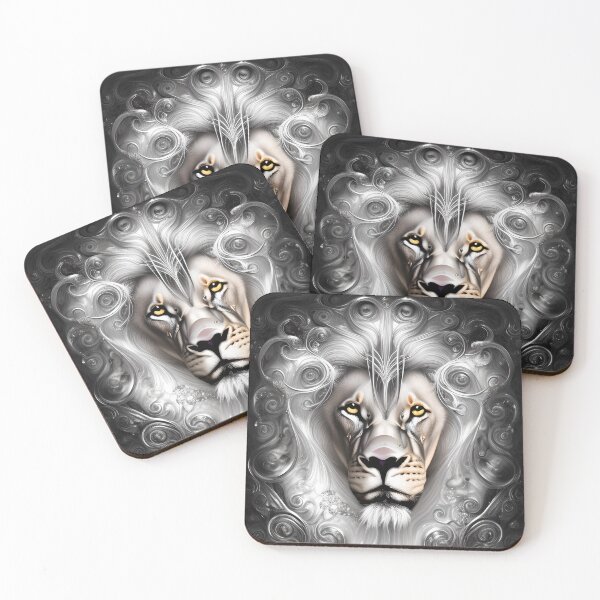Item preview, Beautiful Silver Lion artwork designed and sold by Itzjustlife.