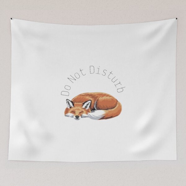 Item preview,  DO NOT DISTURB -Tired Fox  - Cute Sleeping Fox  designed and sold by MetooStore  ⭐⭐⭐⭐⭐.