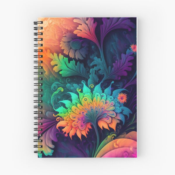 Item preview, psychedelic floral backgrounds designed and sold by sweary12.