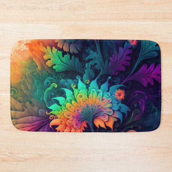 Item preview, psychedelic floral backgrounds designed and sold by sweary12.