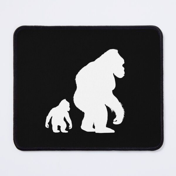 Item preview, Mountain Gorilla Silhouette White designed and sold by Brockinator.