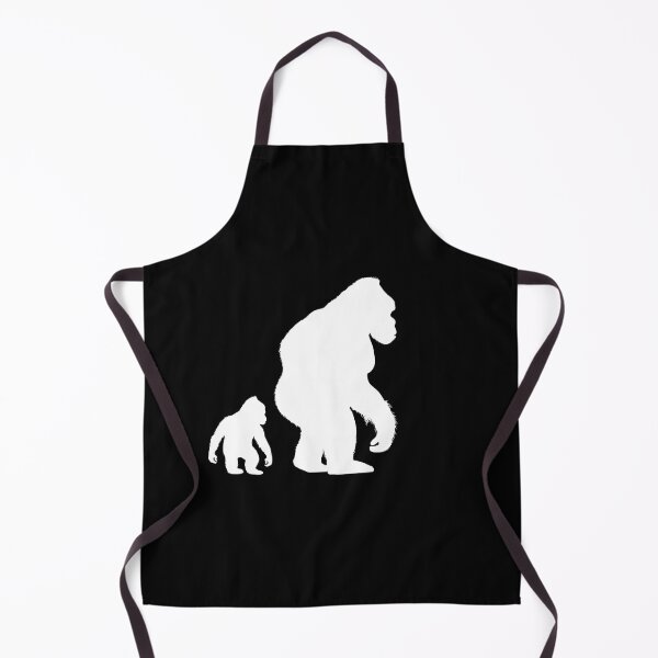 Item preview, Mountain Gorilla Silhouette White designed and sold by Brockinator.